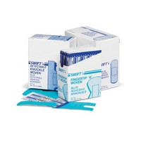 Honeywell 016459B Swift First Aid 1" X 3" Blue Detectable Woven Strip Adhesive Bandage (100 Per Box)